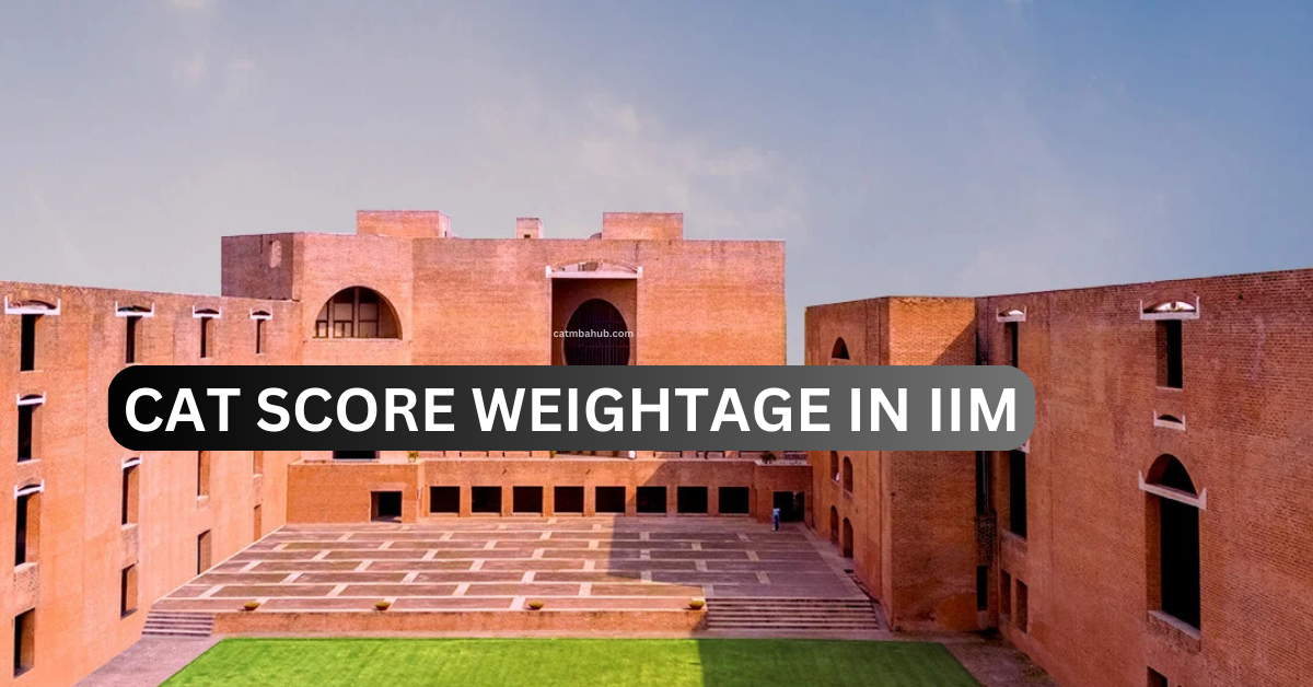 CAT Score Weightage in IIM 2024-25