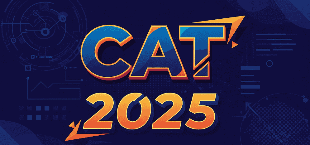 CAT 2025 exam date highlighted on calendar with pen and clock