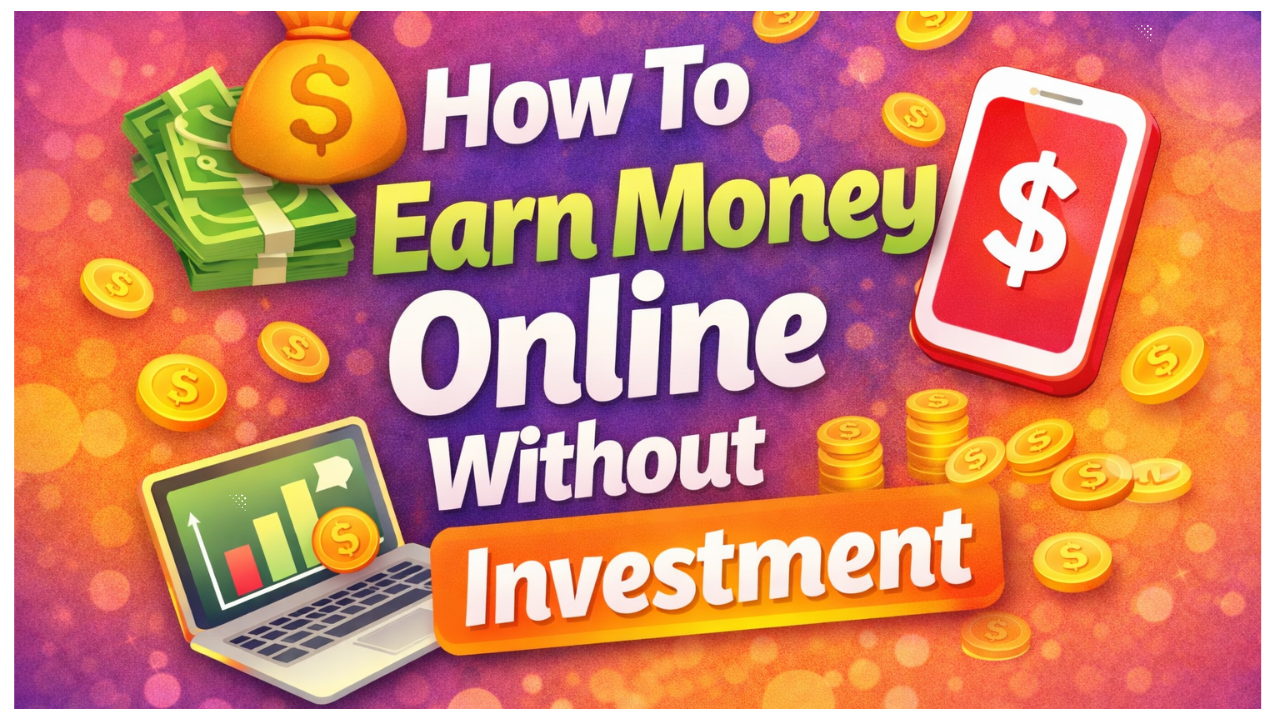 How to Earn Money Online Without Investment